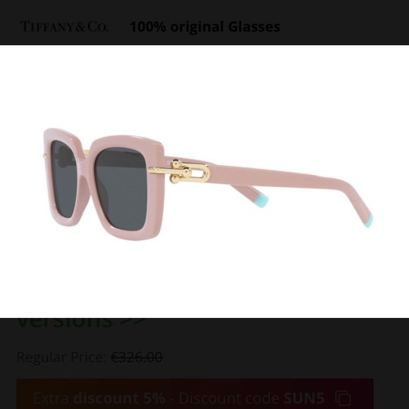 TIFFANY SUNGLASSES TIFFANY TF 4199 (82313F - Picture 12 of 15